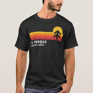 Camiseta Bosque Nacional El Yunque Puerto Rico Estilo Retro