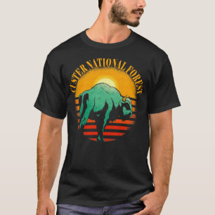 Camiseta Bosque nacional estadounidense Custer Montana Dako