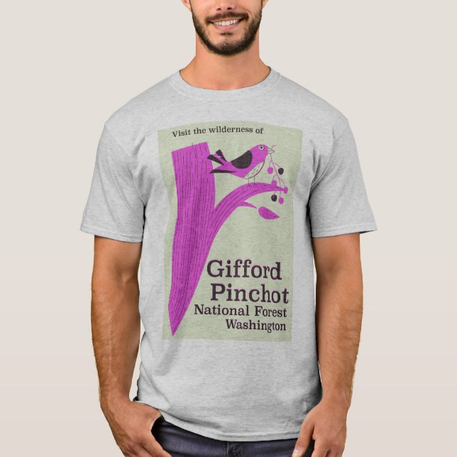 Camiseta Bosque Nacional Gifford Pinchot Washington (Anverso)