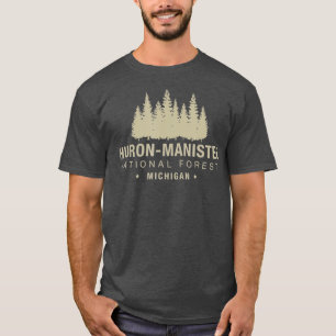 Camiseta Bosque nacional Huron Manis Michigan