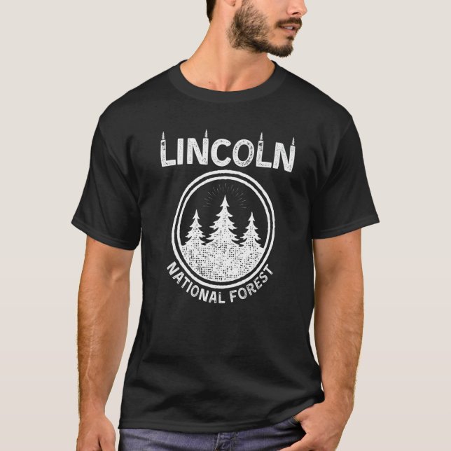 Camiseta Bosque Nacional Lincoln Nuevo México (Anverso)