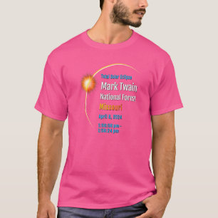 Camiseta Bosque Nacional Mark Twain Eclipse Solar Total 202