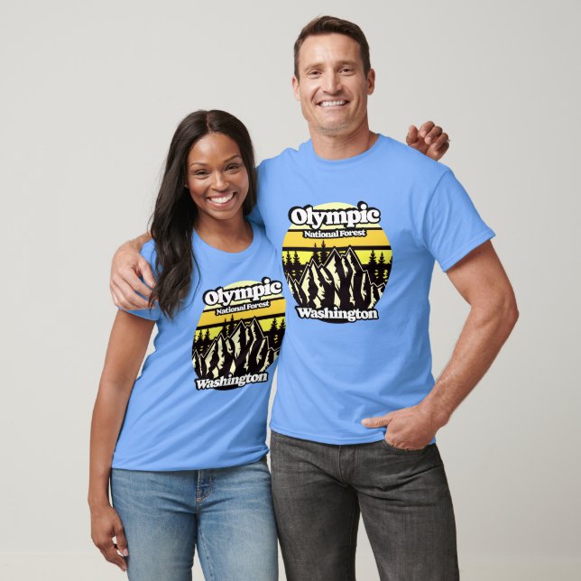 Camiseta Bosque Nacional Olímpico, Washington (Unisexo)