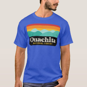 Camiseta Bosque nacional Ouachita Arkansas Camping Hot Spri