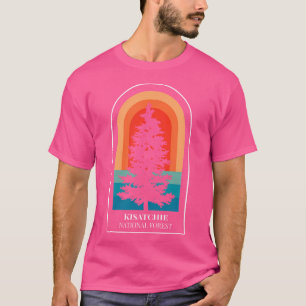 Camiseta Bosque Nacional Retro Kisatchie Senderismo por Lui