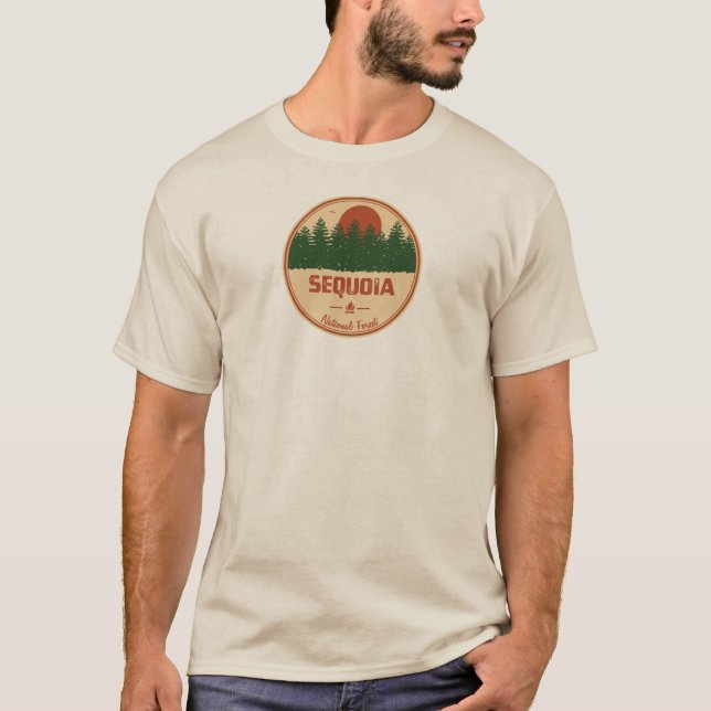 Camiseta Bosque Nacional Sequoia (Anverso)