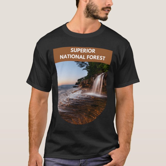 Camiseta Bosque Nacional Superior - Minnesota (Anverso)