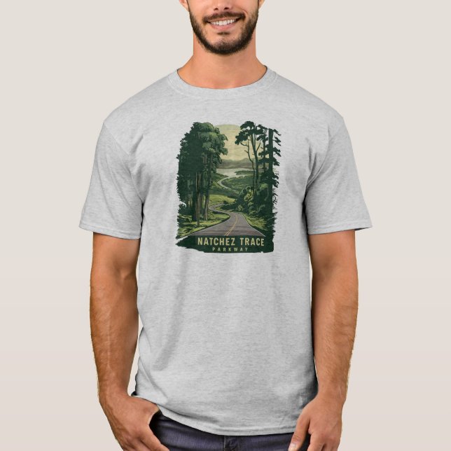 Camiseta Bosque Natchez Trace Parkway Mississippi (Anverso)