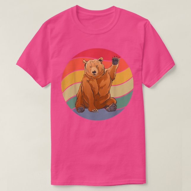 Camiseta Bosque natural de oso pardo (Diseño del anverso)