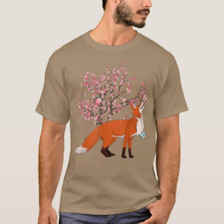 Camiseta Bosque natural de Sakura Animal Lover Cherry Bloss