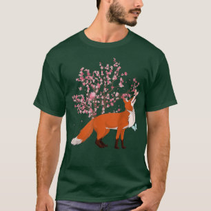 Camiseta Bosque natural de Sakura Animal Lover Cherry Bloss