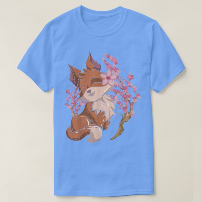 Camiseta Bosque natural Sakura Bosque Animal Lover Cherry B (Diseño del anverso)