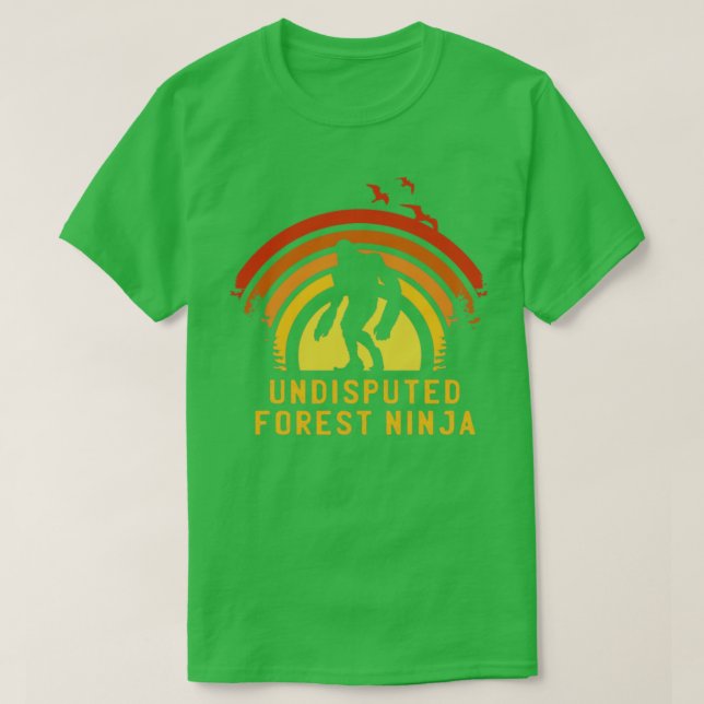 Camiseta Bosque Ninja indiscutible (Diseño del anverso)