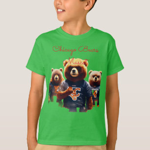 Camiseta Bosque Oscuro Mascota de los Chicago Bears – Fútbo