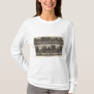 Camiseta Bosque. Parque, Ottawa, Kansas