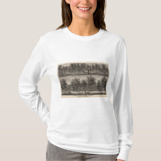 Camiseta Bosque. Parque, Ottawa, Kansas