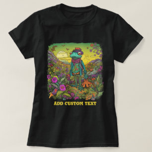 Camiseta Bosque silvestre de flores de Traveller Frog Sapo,