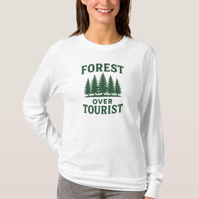 Camiseta Bosque sobre turismo - (Anverso)
