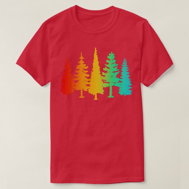 Camiseta Bosque Vibrante (Diseño del anverso)