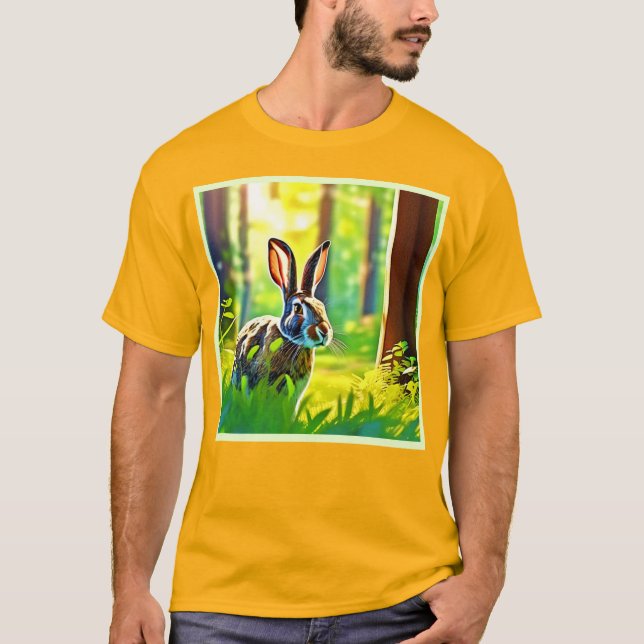 Camiseta Bosque Wild Hare (Anverso)