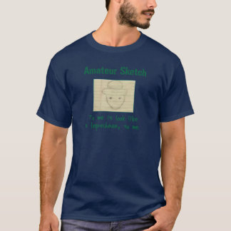 Camiseta Bosquejo aficionado: A mí él parecer un Leprechaun