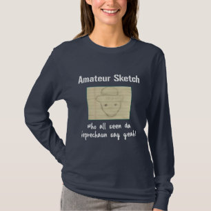 Camiseta Bosquejo aficionado que todo el Leprechaun visto