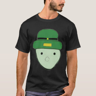 Camiseta Bosquejo coloreado verde Meme del Leprechaun
