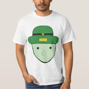 Camiseta Bosquejo coloreado verde Meme del Leprechaun