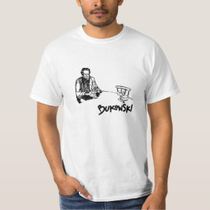 Camiseta Bosquejo de Charles Bukowski