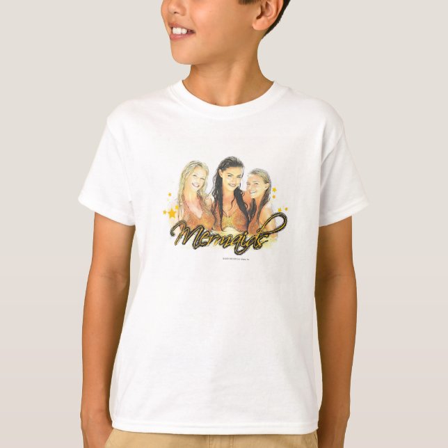 Camiseta Bosquejo de la sirena (Anverso)