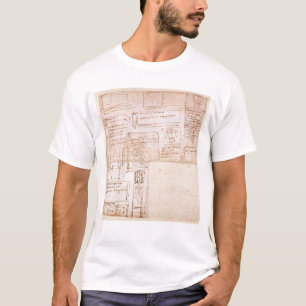 Camiseta Bosquejo de los bloques del mármol para las