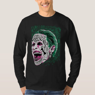 Camiseta Bosquejo de risa de la cabeza del comodín del