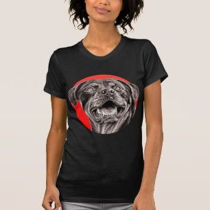 Camiseta Bosquejo de Rottweiler