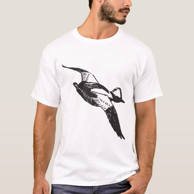 Camiseta Bosquejo del Bufflehead (Anverso)