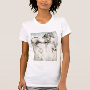 Camiseta Bosquejo del caballo