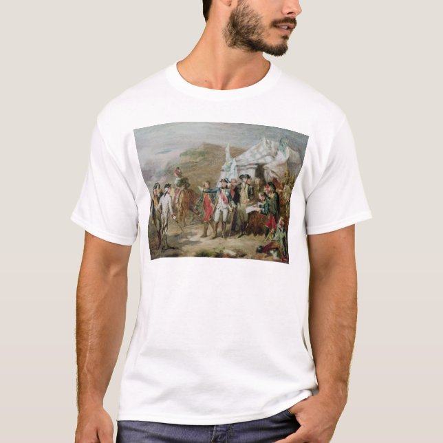 Camiseta Bosquejo para la batalla de Yorktown (Anverso)