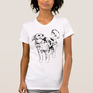 Camiseta Bosquejo Texturizado Gracia
