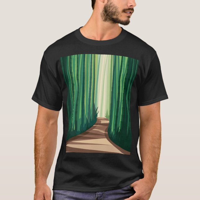 Camiseta Bosques de Bambú (Anverso)