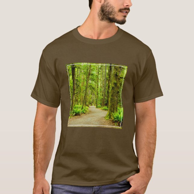 Camiseta Bosques | Parque nacional olímpico (Anverso)
