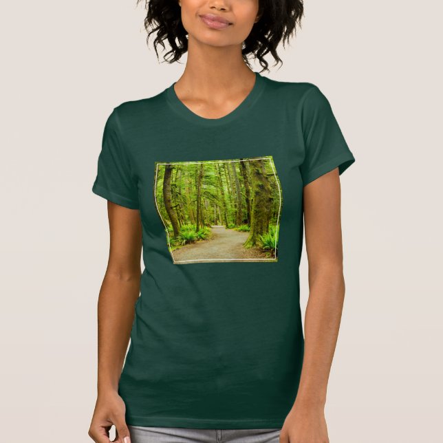 Camiseta Bosques | Parque nacional olímpico (Anverso)