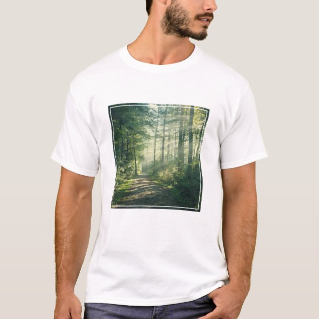 Camiseta Bosques | Ruta Forestal Hamburgo Alemania (Anverso)