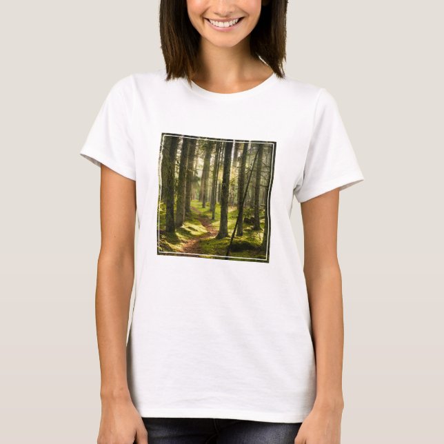 Camiseta Bosques | Selva boreal Suecia (Anverso)