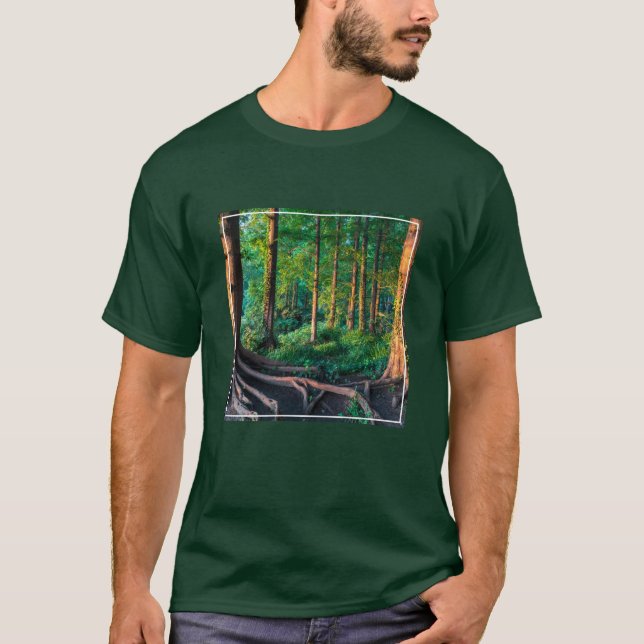 Camiseta Bosques | Vegetación y bosques (Anverso)