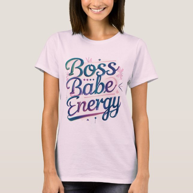 Camiseta Boss Babe Energy Tee (Anverso)