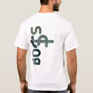 Camiseta BOSS Back Print T-Shirt Trend Resumen Verde Negro