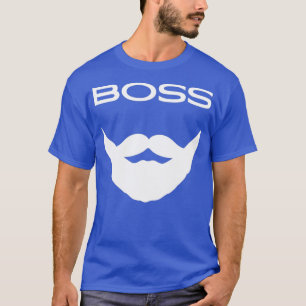 Camiseta Boss Beard Beard Aovers Diseño De Barba Para Oscur