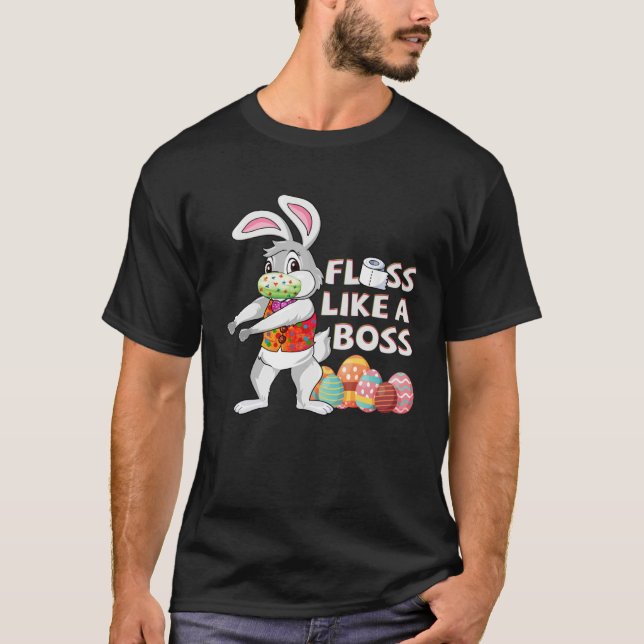 Camiseta Boss Bunny Rabbi  Easter Day (Anverso)