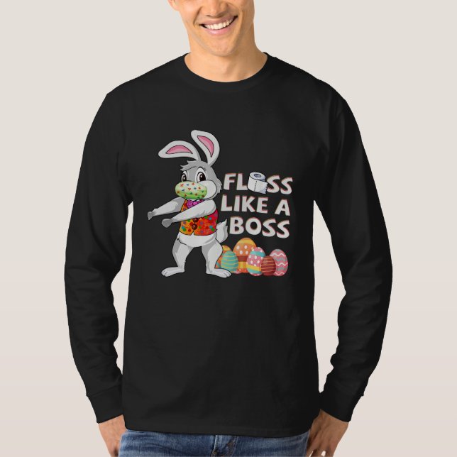 Camiseta Boss Bunny Rabbi  Easter Day (Anverso)