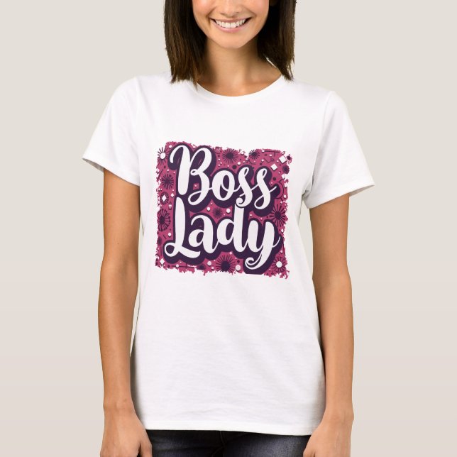 Camiseta Boss Lady Vibes (Anverso)