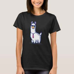 Camiseta Boss Llama Alpaca Boy Chicas Kids
